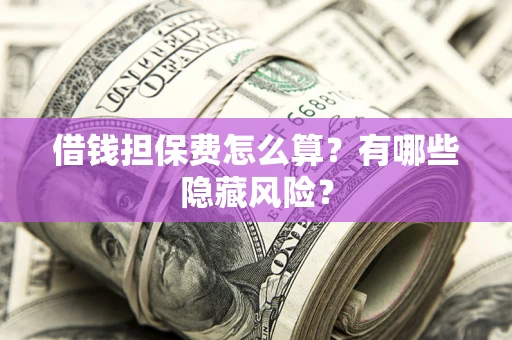 济南借钱担保费怎么算？有哪些隐藏风险？