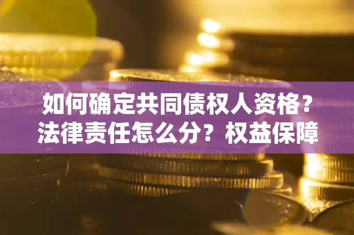 济南如何确定共同债权人资格？法律责任怎么分？权益保障技巧揭秘！