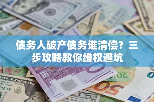 济南债务人破产债务谁清偿？三步攻略教你维权避坑