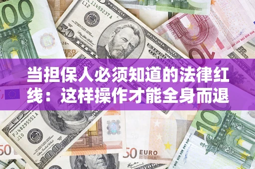 济南当担保人必须知道的法律红线：这样操作才能全身而退